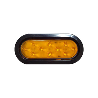 GF-6610 6 inch Oval 10 LED Truck Lorry Brake Lights Stop Turn Tail Lamp Turn Signal Stop Lights